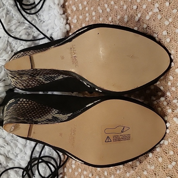 Zara lace up wedge - Picture 8 of 16